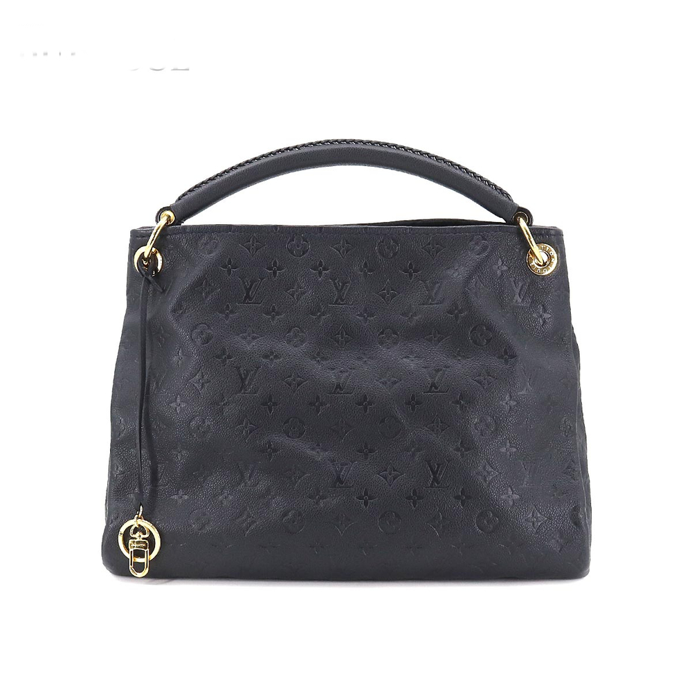 Louis Vuitton Monogram Implant Artsy MM Shoulder Bag Leather Infini - Picture 1 of 8